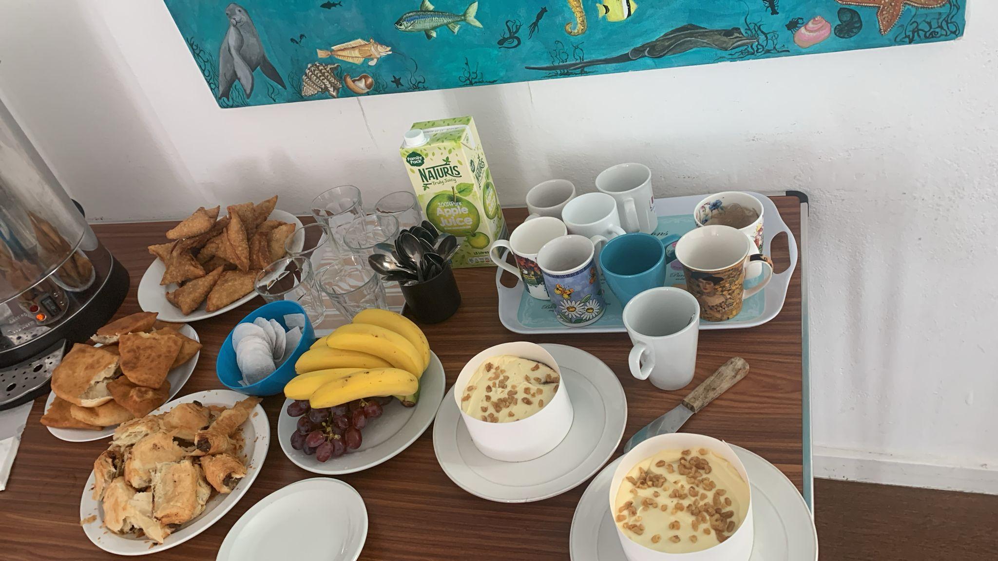 Group of women enjoying breakfast together