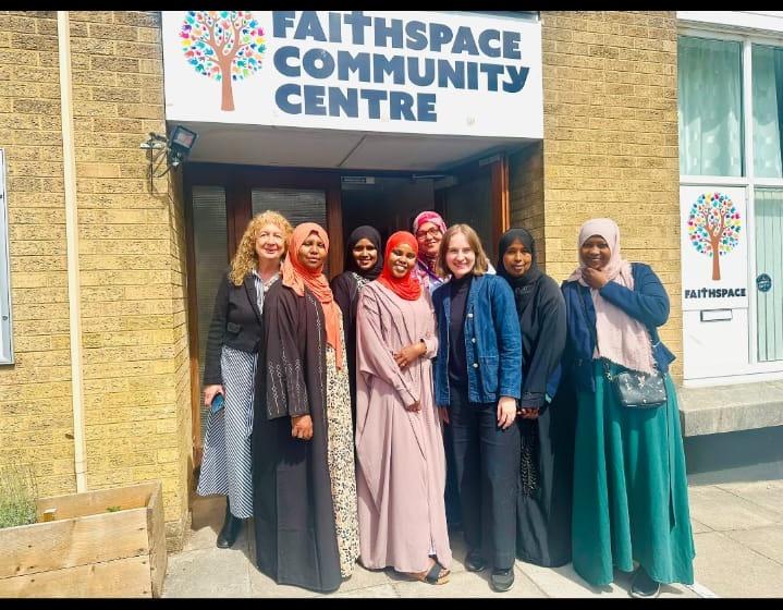 Families cooking and sharing food together